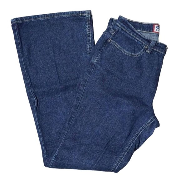 Vintage Old Navy Jeans Size 2 Flare Stretch Boot Cut Dark Wash - Picture 3 of 10